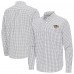 Nashville Predators Antigua Gray Ellis Tri-Blend Long Sleeve Button-Down Shirt