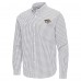 Nashville Predators Antigua Gray Ellis Tri-Blend Long Sleeve Button-Down Shirt