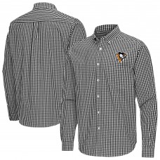 Рубашка Pittsburgh Penguins Antigua Black Ellis Tri-Blend