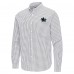 San Jose Sharks Antigua Gray Ellis Tri-Blend Long Sleeve Button-Down Shirt