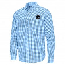 Рубашка Utah Hockey Club Antigua Light Blue Ellis Tri-Blend