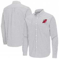 Рубашка New Jersey Devils Antigua Gray Ellis Tri-Blend