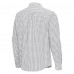 Vancouver Canucks Antigua Gray Ellis Tri-Blend Long Sleeve Button-Down Shirt