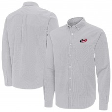 Рубашка Carolina Hurricanes Antigua Gray Porter Woven Tri-Blend