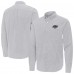 Los Angeles Kings Antigua Gray Porter Woven Tri-Blend Long Sleeve Button-Down Shirt
