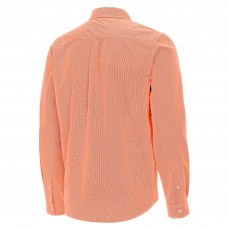 New York Islanders Antigua Orange Porter Woven Tri-Blend Long Sleeve Button-Down Shirt