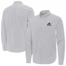 Рубашка Colorado Avalanche Antigua Gray Porter Woven Tri-Blend