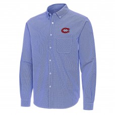 Рубашка Montreal Canadiens Antigua Blue Porter Woven Tri-Blend