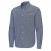 Nashville Predators Antigua Navy Porter Woven Tri-Blend Long Sleeve Button-Down Shirt