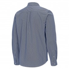 Nashville Predators Antigua Navy Porter Woven Tri-Blend Long Sleeve Button-Down Shirt