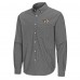 Nashville Predators Antigua Black Porter Woven Tri-Blend Long Sleeve Button-Down Shirt