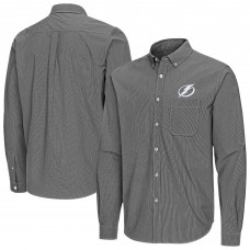 Рубашка Tampa Bay Lightning Antigua Black Porter Woven Tri-Blend