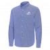 Рубашка Tampa Bay Lightning Antigua Blue Porter Woven Tri-Blend