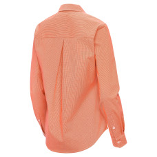Женская рубашка с длинным рукавом Edmonton Oilers Antigua Orange Porter Woven Tri-Blend