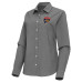 Женская рубашка с длинным рукавом Florida Panthers Antigua Black Porter Woven Tri-Blend