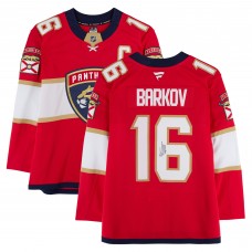 Игровая джерси Aleksander Barkov Florida Panthers Autographed Fanatics Authentic Red Fanatics Premium