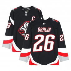 Rasmus Dahlin Buffalo Sabres Autographed Fanatics Authentic Black Alternate Fanatics Premium Jersey