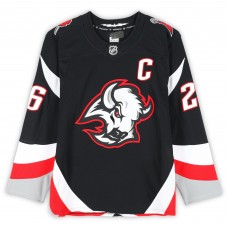 Rasmus Dahlin Buffalo Sabres Autographed Fanatics Authentic Black Alternate Fanatics Premium Jersey