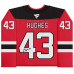 Джерси с автографом Luke Hughes New Devils Fanatics Authentic Red Fanatics Premium