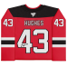 Джерси с автографом Luke Hughes New Devils Fanatics Authentic Red Fanatics Premium