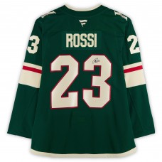 Игровая джерси Marco Rossi Minnesota Wild Autographed Fanatics Authentic Green Fanatics Premium