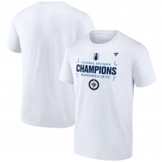 Winnipeg Jets White 2025 Central Division Champions T-Shirt