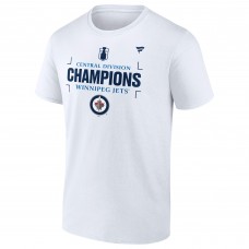 Winnipeg Jets White 2025 Central Division Champions T-Shirt