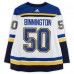 Jordan Binnington St. Louis Blues Autographed Fanatics Authentic White adidas Jersey
