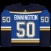 Jordan Binnington St. Louis Blues Autographed Fanatics Authentic Blue adidas Jersey