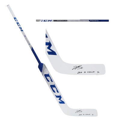 Jordan Binnington St. Louis Blues Autographed Fanatics Authentic CCM Game Model Hockey Stick with 2019 SC Champs Inscription - Limited Edition of 10