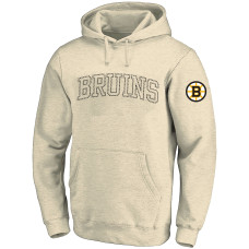 Толстовка Boston Bruins Fanatics Cream Big &Tall Stitch
