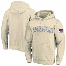 Толстовка New York Rangers Fanatics Cream Big &Tall Stitch Толстовка New York Rangers Fanatics Cream Big &Tall Stitch
