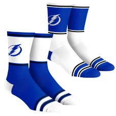 Подростковая Tampa Bay Lightning Rock Em Socks 2-Pack Color Block Crew Socks Set