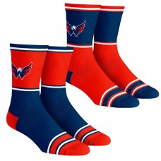 Подростковая Washington Capitals Rock Em Socks 2-Pack Color Block Crew Socks Set