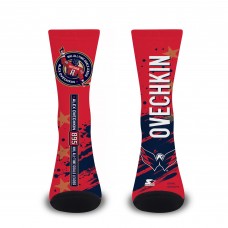 Unisex Washington Capitals Alexander Ovechkin Starter NHL All-Time Leading Goal Scorer 895 Crew Socks