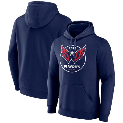 Washington Capitals Navy 2025 Stanley Cup Playoffs Pullover Hoodie