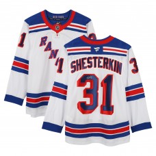 Igor Shesterkin New York Rangers Autographed Fanatics Authentic White Fanatics Premium Jersey Igor Shesterkin New York Rangers Autographed Fanatics Authentic White Fanatics Premium Jersey