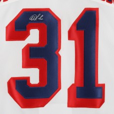 Игровая джерси Igor Shesterkin New York Rangers Autographed Fanatics Authentic White Fanatics Premium