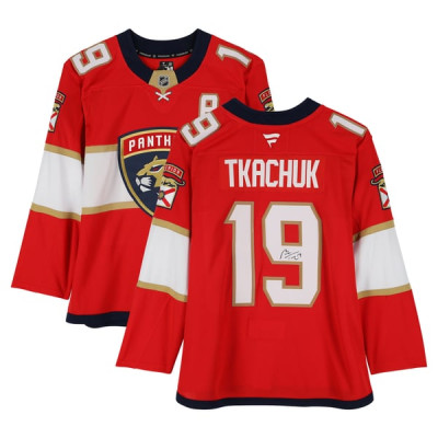 Джерси с автографом Matthew Tkachuk Florida Panthers Fanatics Authentic Red Fanatics Premium