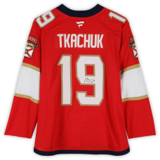 Джерси с автографом Matthew Tkachuk Florida Panthers Fanatics Authentic Red Fanatics Premium