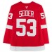 Moritz Seider Detroit Red Wings Autographed Fanatics Authentic Red Fanatics Premium Jersey