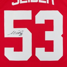 Moritz Seider Detroit Red Wings Autographed Fanatics Authentic Red Fanatics Premium Jersey