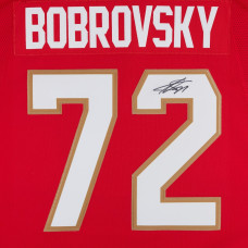 Джерси с автографом Sergei Bobrovsky Florida Panthers Fanatics Authentic Red Fanatics Premium