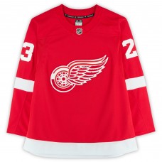 Lucas Raymond Detroit Red Wings Autographed Fanatics Authentic Red Fanatics Premium Jersey