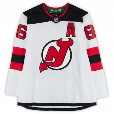Игровая джерси Jack Hughes New Devils Autographed Fanatics Authentic White Fanatics Premium
