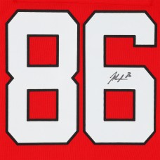 Игровая джерси Jack Hughes New Devils Autographed Fanatics Authentic Red Fanatics Premium