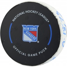 David Pastrnak Boston Bruins Fanatics Authentic Game-Used Goal Puck vs. New York Rangers on February 5, 2025