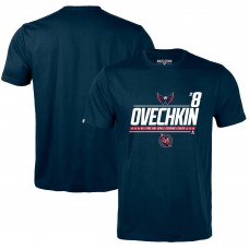 Washington Capitals Alexander Ovechkin Levelwear Navy NHL All-Time Leading Goal Scorer Milestone Name & Number Richmond T-Shirt