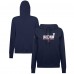 Женская толстовка Washington Capitals Alexander Ovechkin Levelwear Navy NHL All-Time Leading Goal Scorer Milestone Stripes Name & Number Adorn