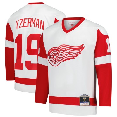 Detroit Red Wings Steve Yzerman Mitchell & Ness White Power Play Jersey